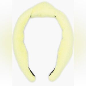 Lele Sadoughi Terry Cloth Soft Yellow Headband
